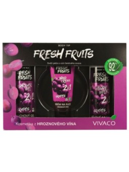 Cofanetto regalo Vivaco di cosmetici con vino d'uva Donna