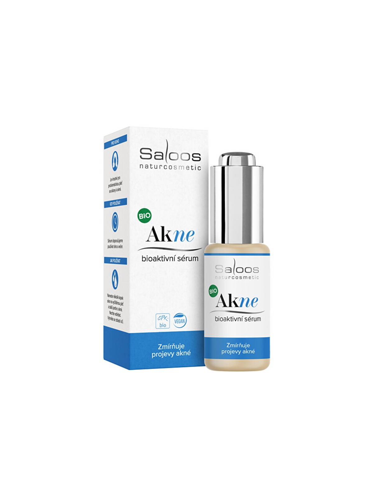Siero bioattivo anti-acne Saloos 20ml donna