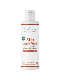 Tonico viso Saloos Bio con acidi AHA 200ml donna