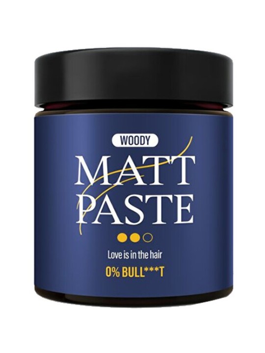 Steves No Bull***T Matt Paste - Pasta opacizzante per capelli a fissazione media 90.0g uomo