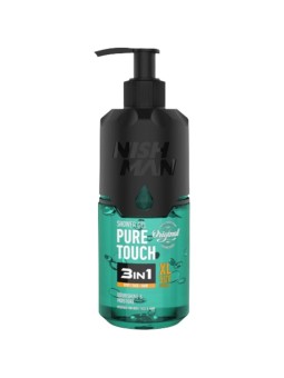Nishman Pure Touch 3in1 Shower Gel - Gel doccia per capelli it?lo per uomo 480ml uomo