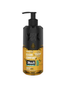 Nishman Clean Comfort 3in1 Shower Gel - Gel doccia per capelli it?lo per mue 480ml uomo