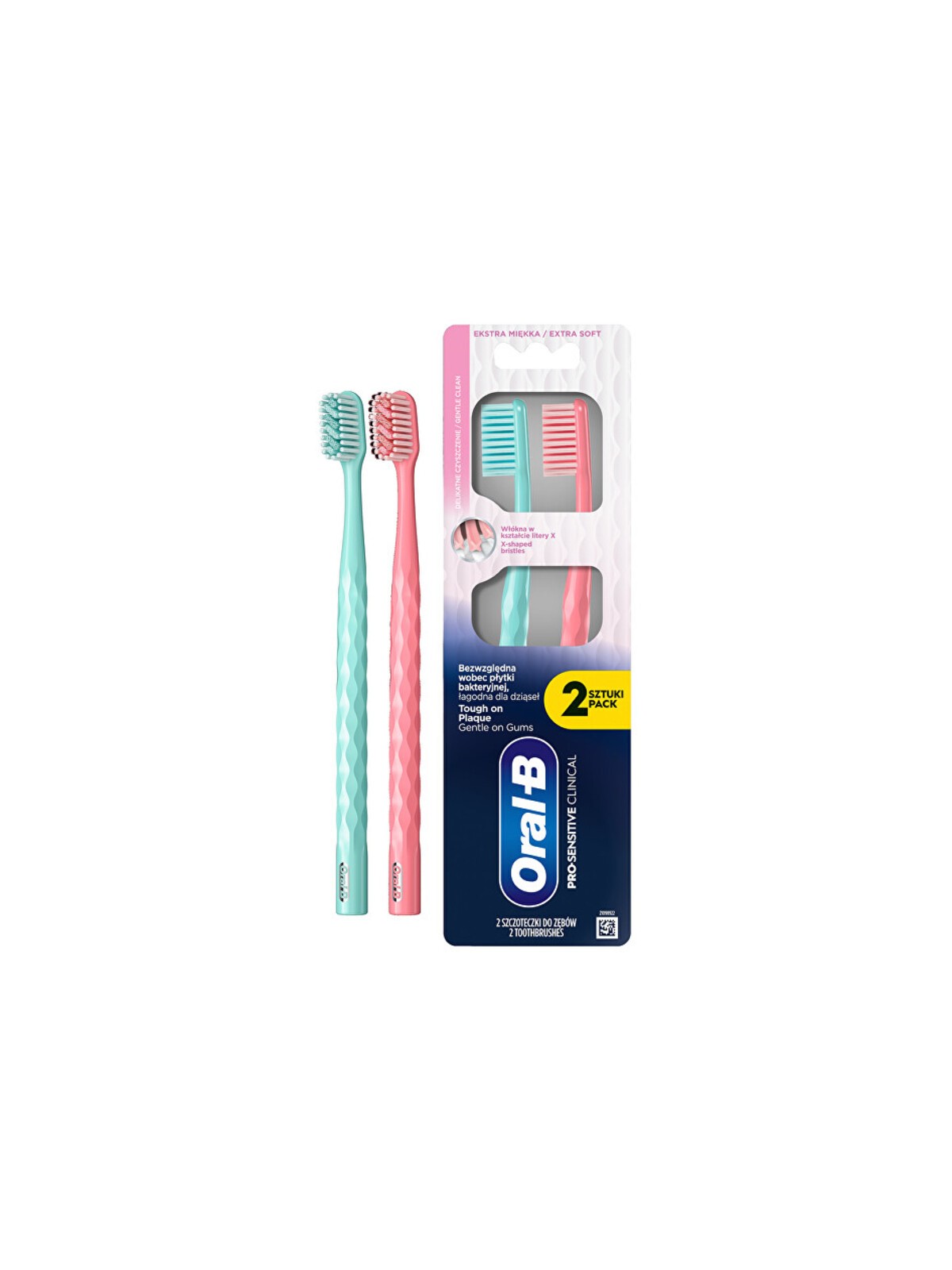 Spazzolino Oral B Pro Sensitive-Clinical - Spazzolino (2 pezzi) donna