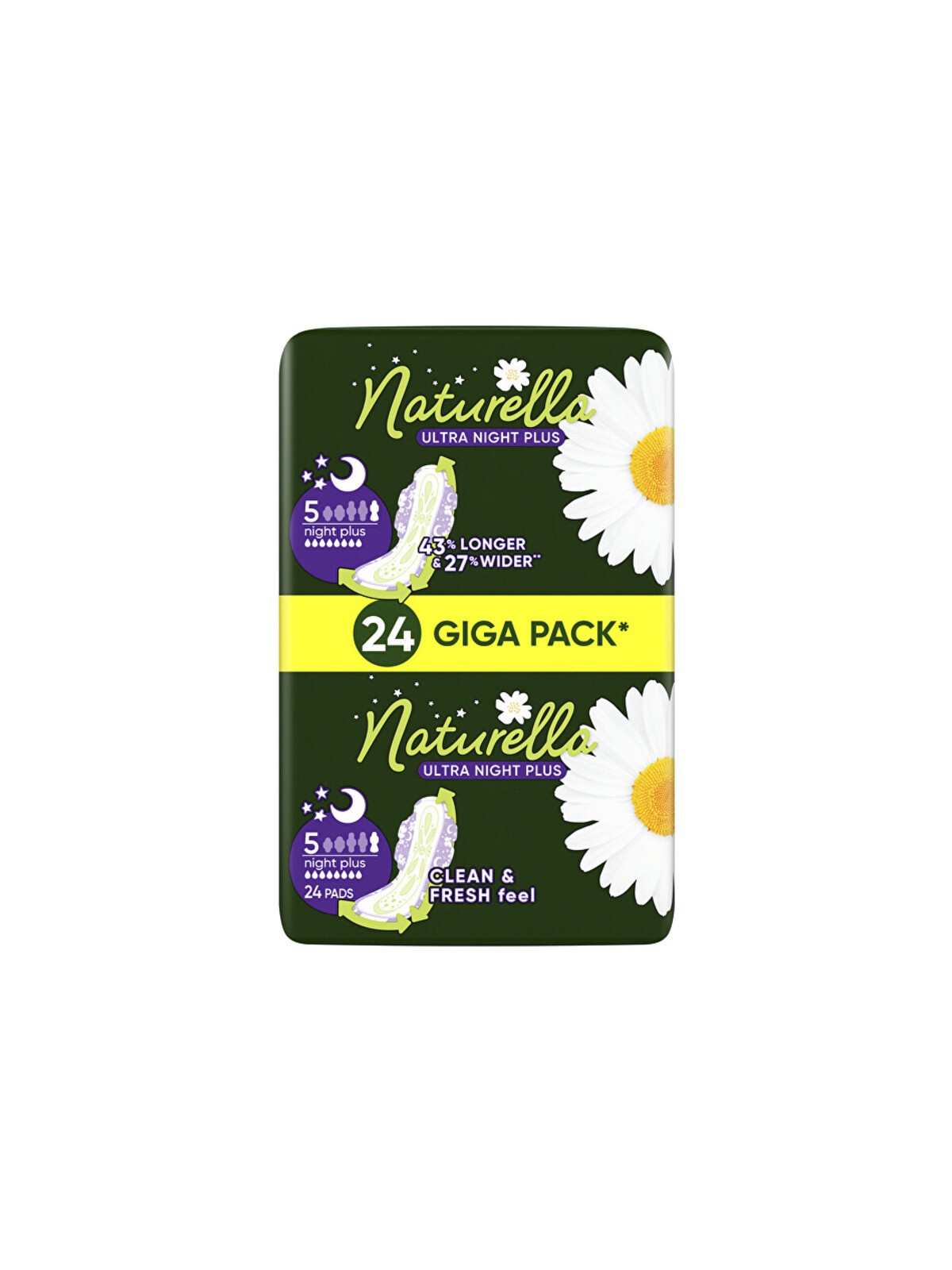 Naturella Ultra Night Plus - Dmsk flocculi igienici per la notte 24 pezzi donna