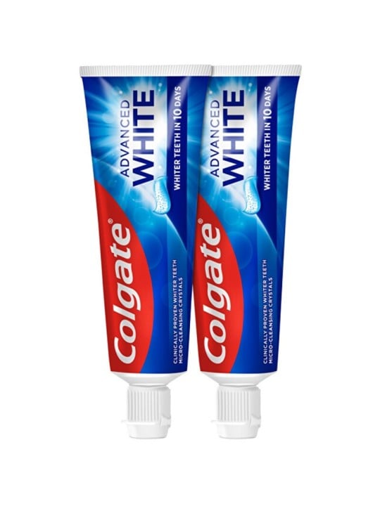 Dentifricio Colgate Advanced White Duo - Dentifricio bianco 75ml donna