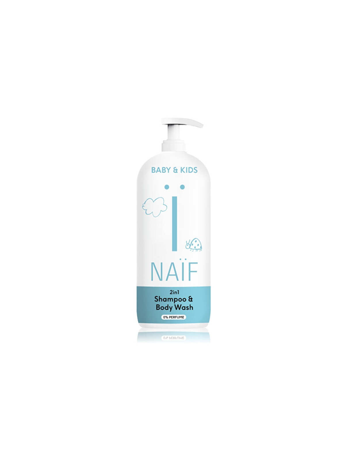 Naif Shampoo e Bagnoschiuma - Gel e shampoo 2 in 1 Myc per bambini e neonati 0 ml donna 500 ml
