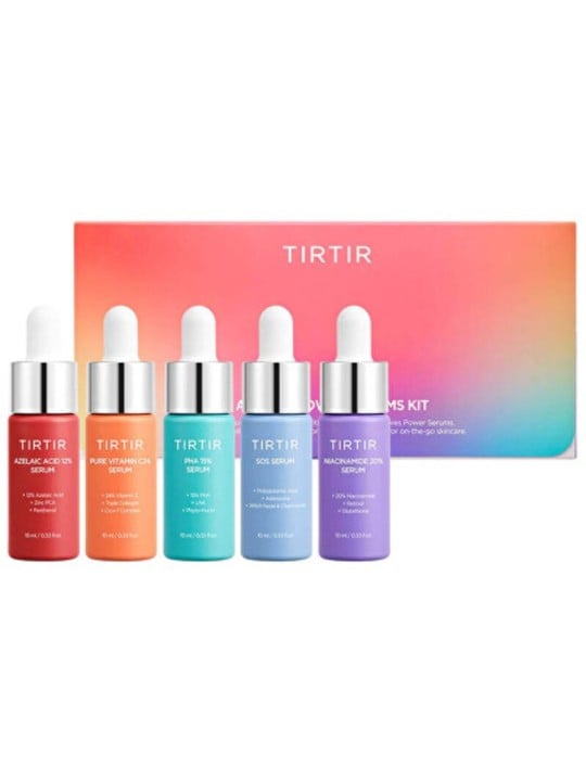TIRTIR Kit di sieri potenti con 5 principi attivi - Set regalo donna