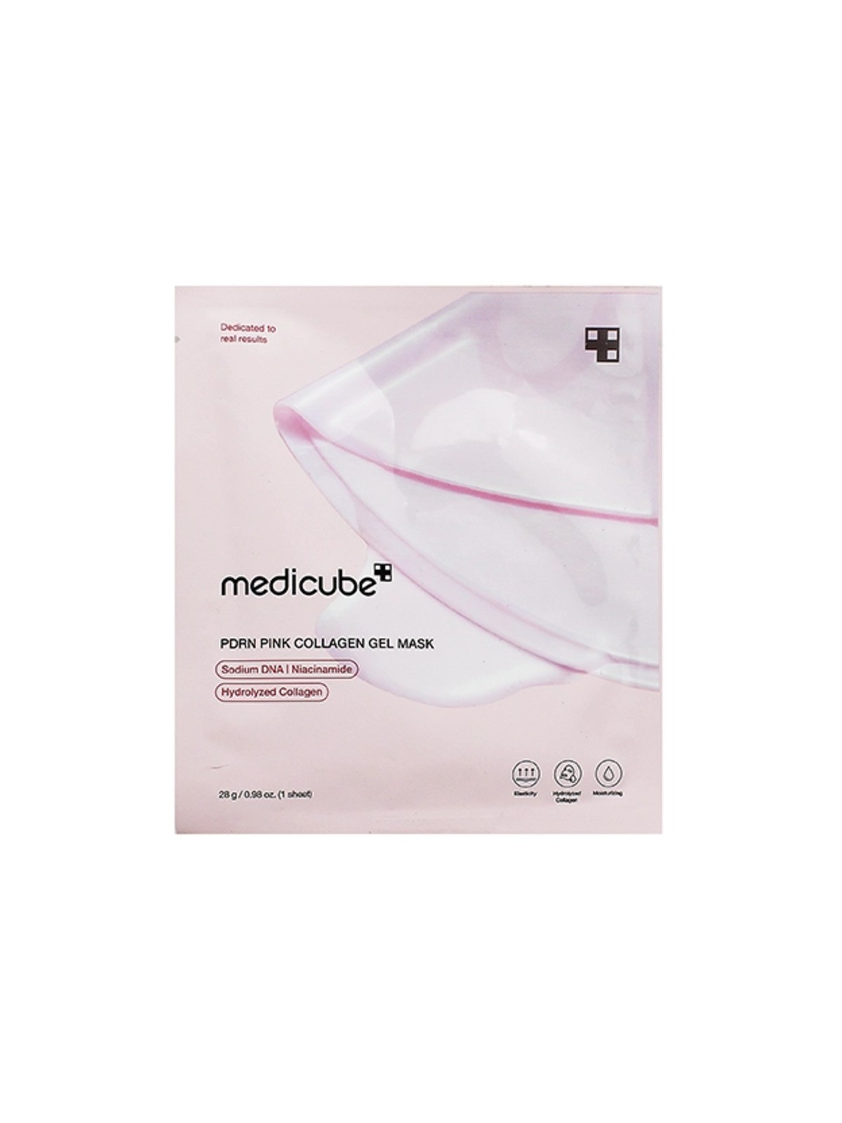 Medicube PDRN Pink Collagen Gel Mask - Maschera al collagene idrogel 28,0 g unisex
