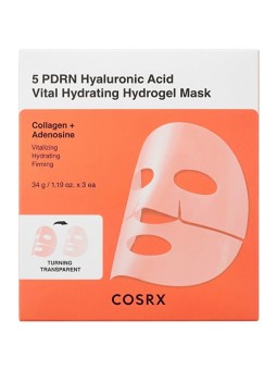 COSRX 5 PDRN Maschera Idrogel all'Acido Ialuronico - Maschera Idratante 34.0g donna
