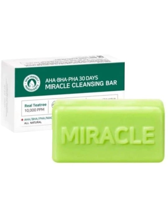 Some By Mi AHA BHA PHA 30 Days Miracle Cleansing Bar - sapone detergente viso 106.0g donna