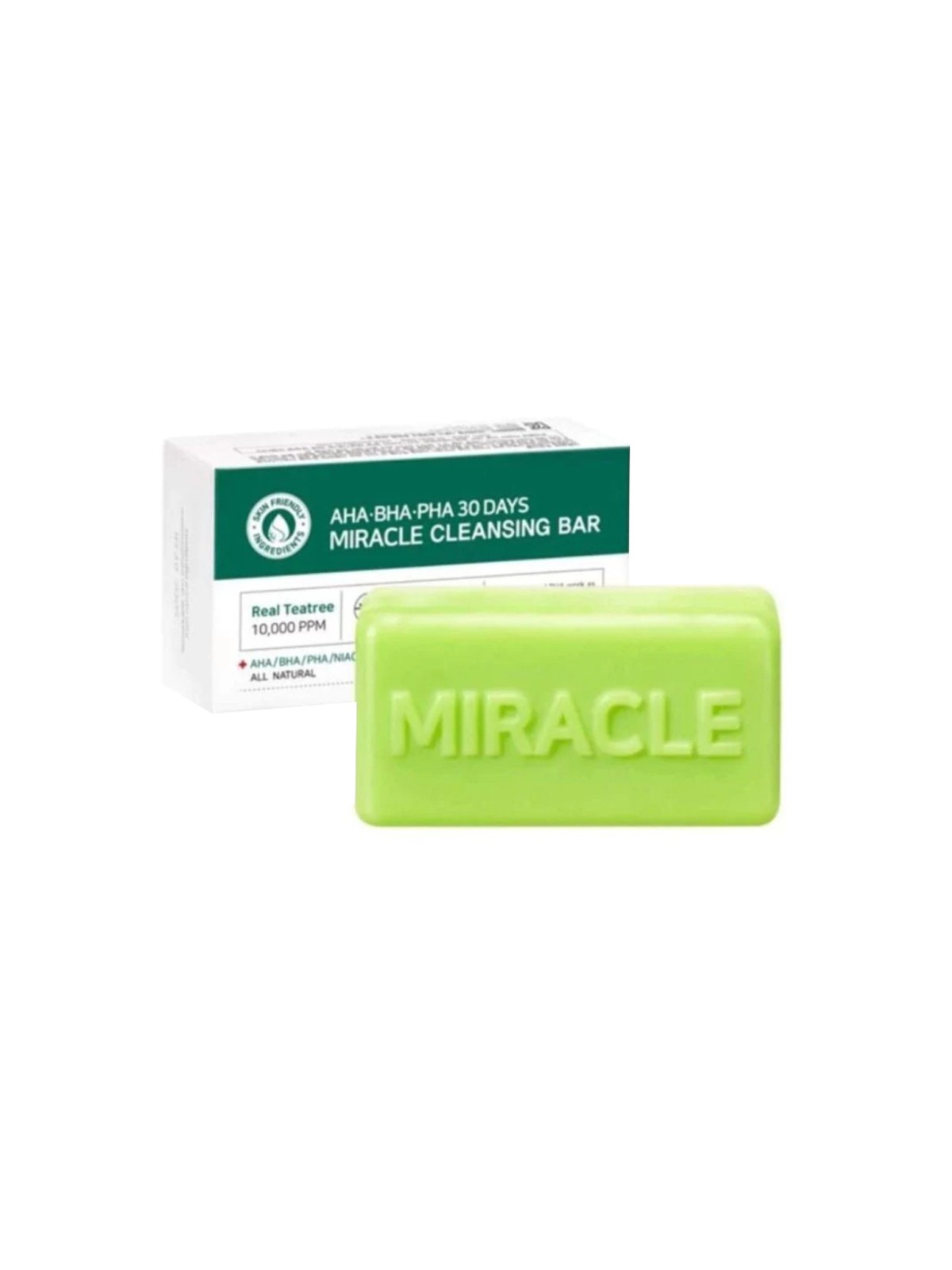 Some By Mi AHA BHA PHA 30 Days Miracle Cleansing Bar - sapone detergente viso 106.0g donna