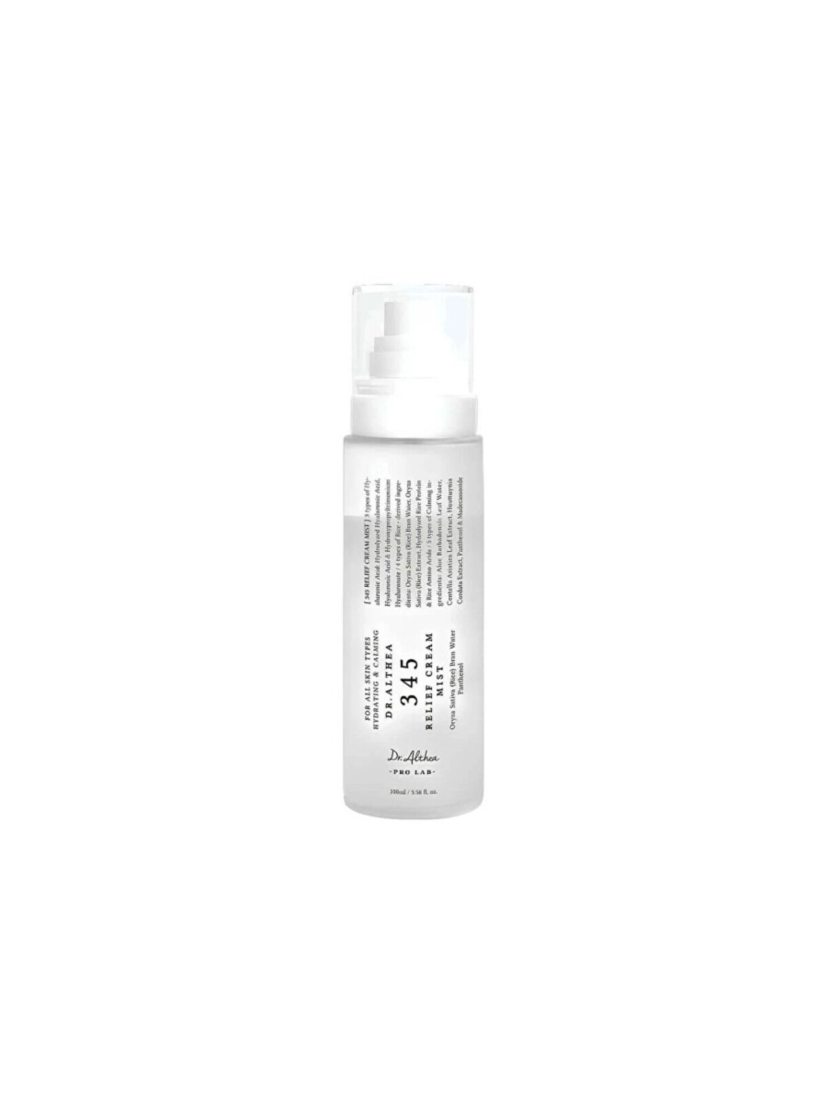 Dr.Althea 345 Relief Cream Mist - Spray idratante per il viso