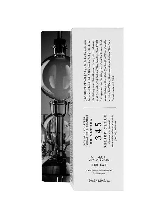 Dr.Althea 345 Relief Cream - Crema lenitiva con resveratrolo ed estratto di fico d'India 50ml donna
