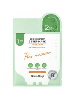 BANOBAGI Derma Expert Pore Care Maschera in 2 fasi - Maschera bifasica per ridurre i pori, ideale per le donne.