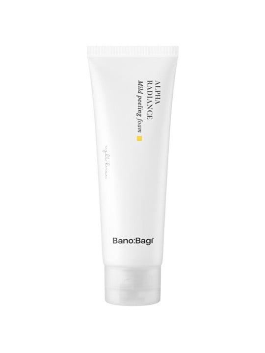 BANOBAGI Alpha Radiance Mild Peeling Foam - schiuma detergente viso per pelli sensibili e a tendenza acneica 120ml donna