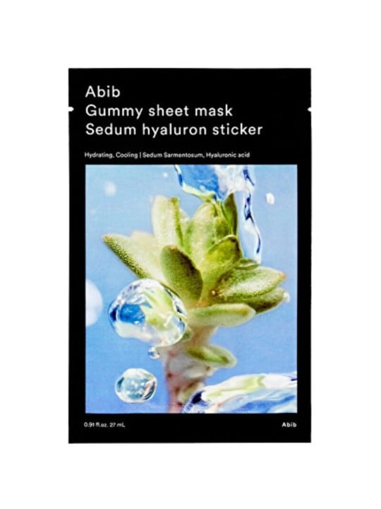 Abib Sedum Hyaluron Sticker Gummy Sheet Mask - Maschera in tessuto idratante 27ml donna
