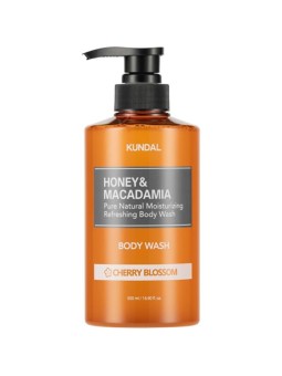 KUNDAL Bagnoschiuma Miele e Macadamia ai Fiori di Ciliegio - Gel Doccia 500ml donna