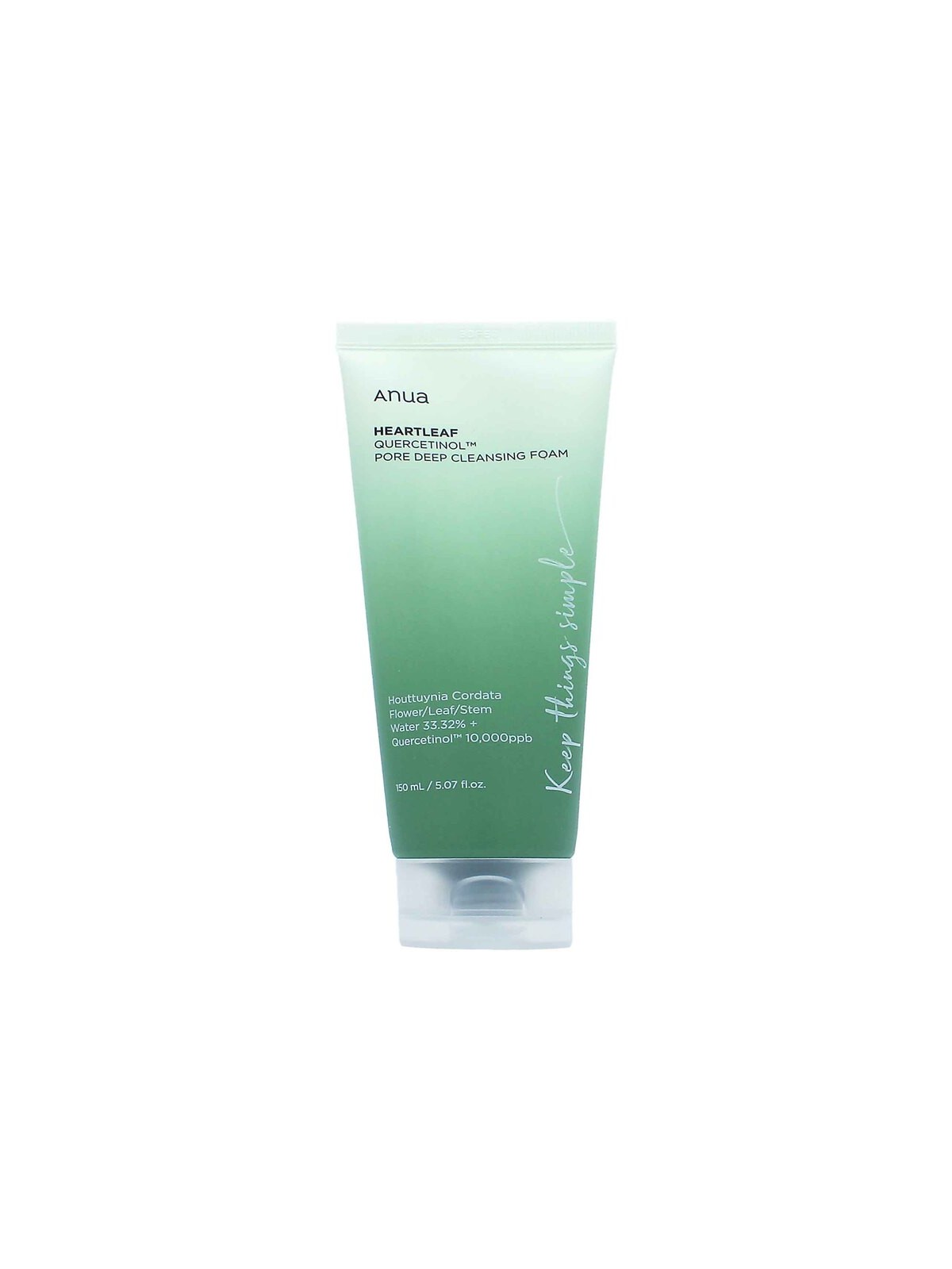 Anua Heartleaf Quercetinol Pore Deep Cleansing Foam 150ml unisex