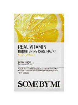 Some By Mi Real Vitamin Brightening Care Mask - Maschera viso illuminante 20.0g donna