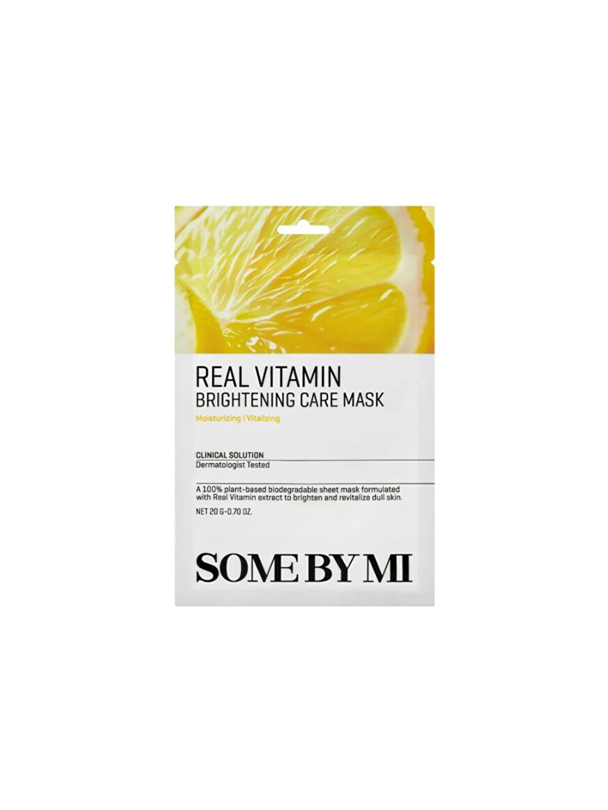 Some By Mi Real Vitamin Brightening Care Mask - Maschera viso illuminante 20.0g donna