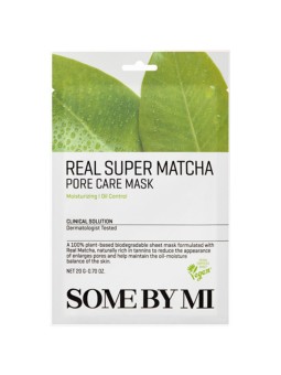 Some By Mi Real Super Matcha Pore Care Mask - Maschera viso per pori 20.0g donna