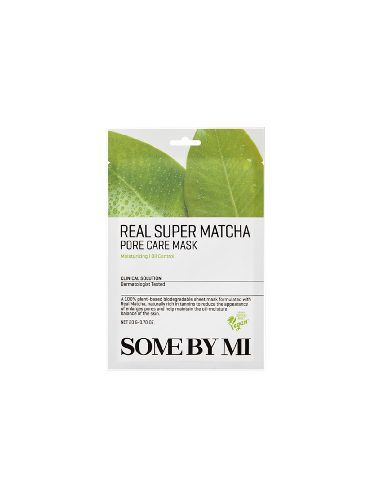 Some By Mi Real Super Matcha Pore Care Mask - Maschera viso per pori 20.0g donna