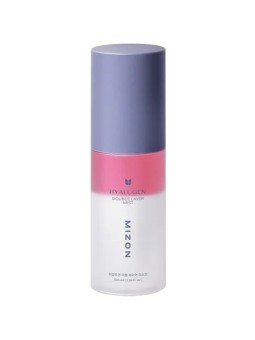 Mizon Hyalugen Double Layer Mist - Spray viso oleoso 2 in 1 donna