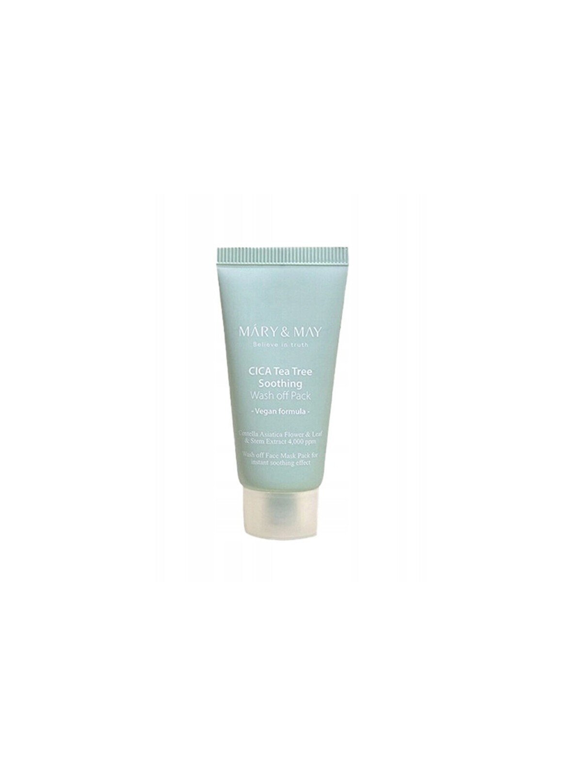 MARY & MAY Cica Tea Tree Soothing Wash Off Pack - Maschera viso 30.0g donna