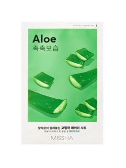 Missha Aloe Airy Fit Sheet Mask - Maschera in tessuto idratante 19.0g donna