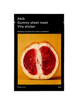 Maschera in tessuto Abib Vita Sticker Gummy - Maschera illuminante in tessuto 27ml donna
