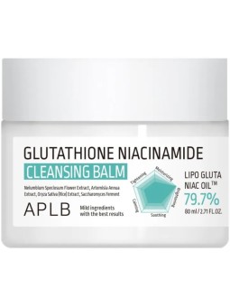 APLB Glutatione Niacinamide Cleansing Balm - balsamo detergente 80ml donna