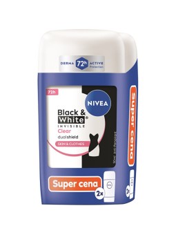 Nivea B&W Invisible Clear Duo - Un set di questi antitraspiranti? 50 ml donna