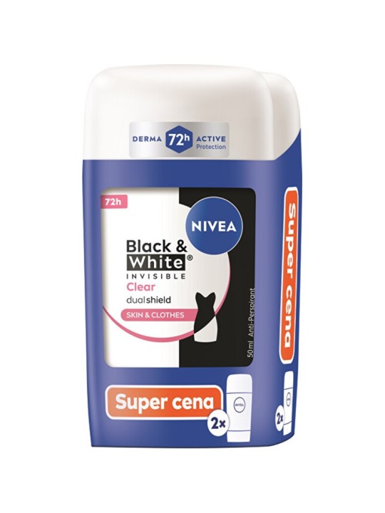Nivea B&W Invisible Clear Duo - Un set di questi antitraspiranti? 50 ml donna