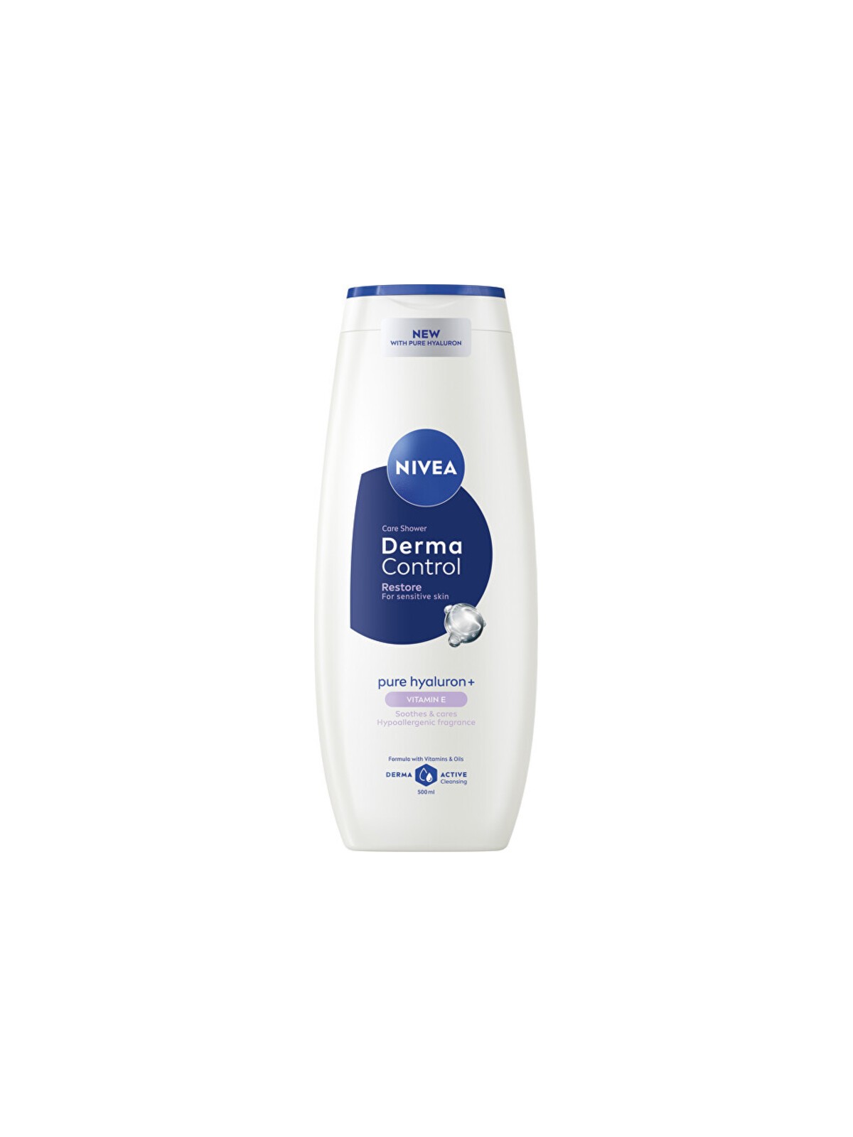 Nivea Derma Control Restore Care Shower - Gel doccia per pelli sensibili 500ml donna
