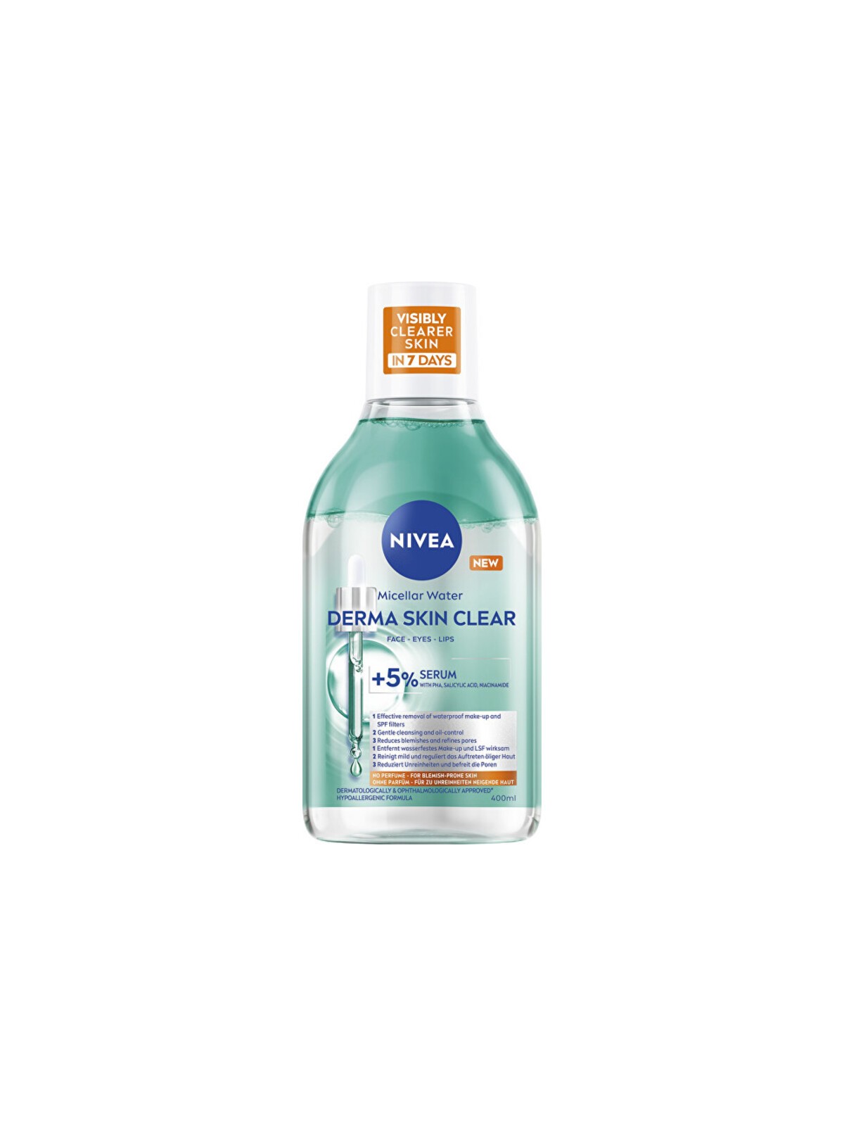 Acqua micellare Nivea Derma Skin Clear - Acqua micellare 400ml donna