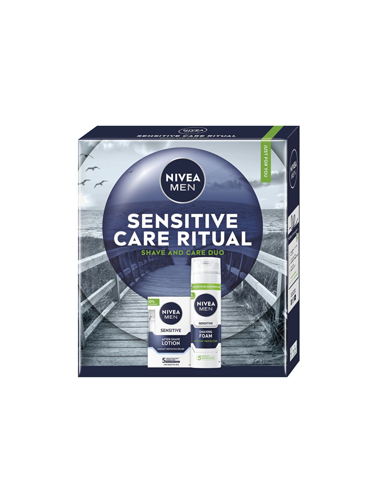 Set regalo Nivea Men Box Lozione per pelli sensibili - Set regalo uomo