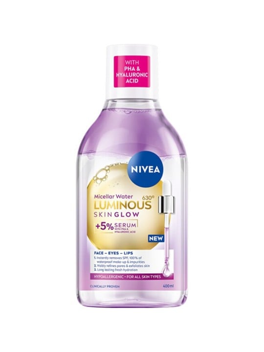 Acqua micellare Nivea Luminous Skin Glow - Acqua micellare 400ml donna