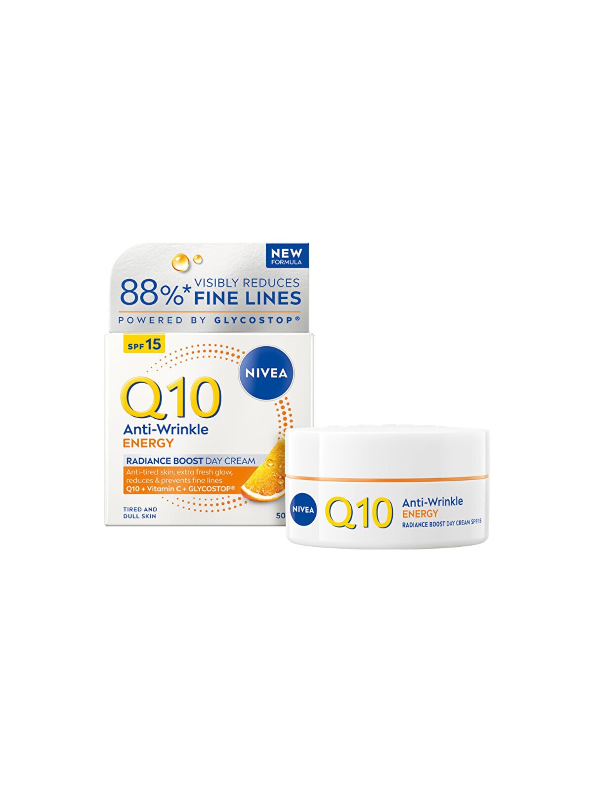 Nivea Q10 Energy Day Cream - Crema giorno energizzante 50ml donna