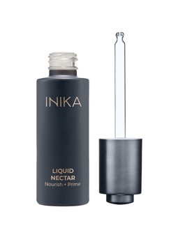 Inika Organic Liquid Nectar Primer - Fondotinta nutriente da applicare sotto il trucco 30ml donna