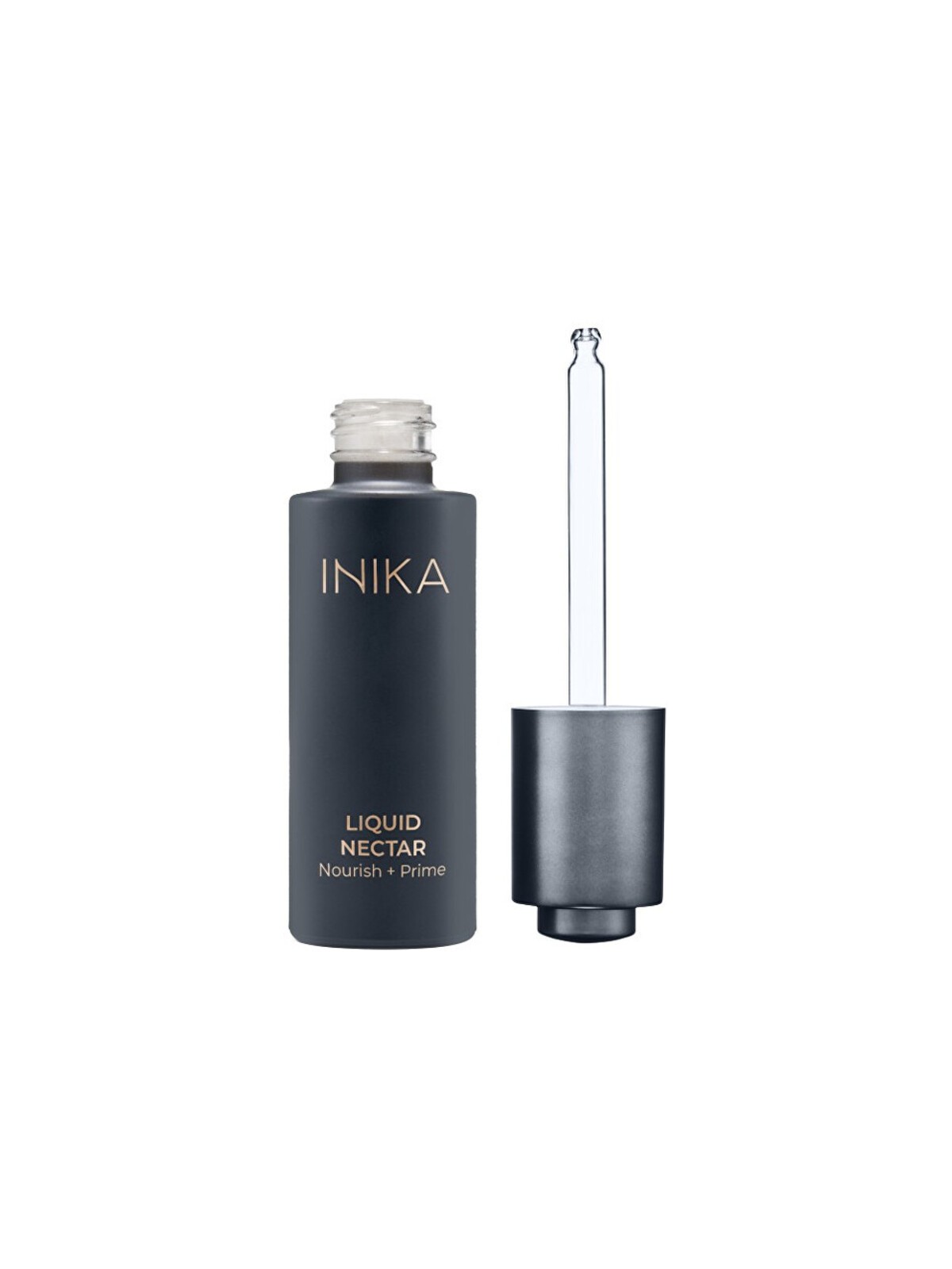 Inika Organic Liquid Nectar Primer - Fondotinta nutriente da applicare sotto il trucco 30ml donna