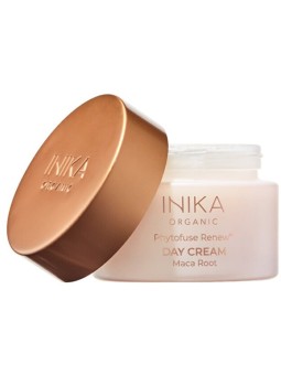 Inika Organic Maca Phytofuse Renew Day Cream Maca Root - Crema giorno con pelle di uccello 50ml donna