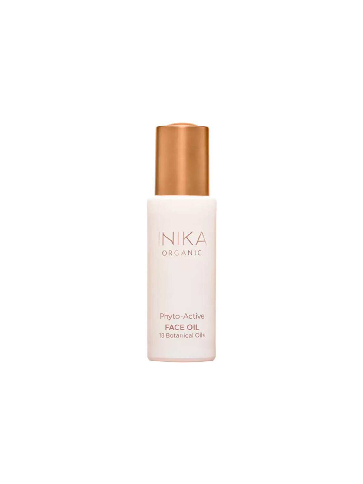Inika Organic Phyto-Active Face Oil - Olio viso con piante uccelli 30ml donna