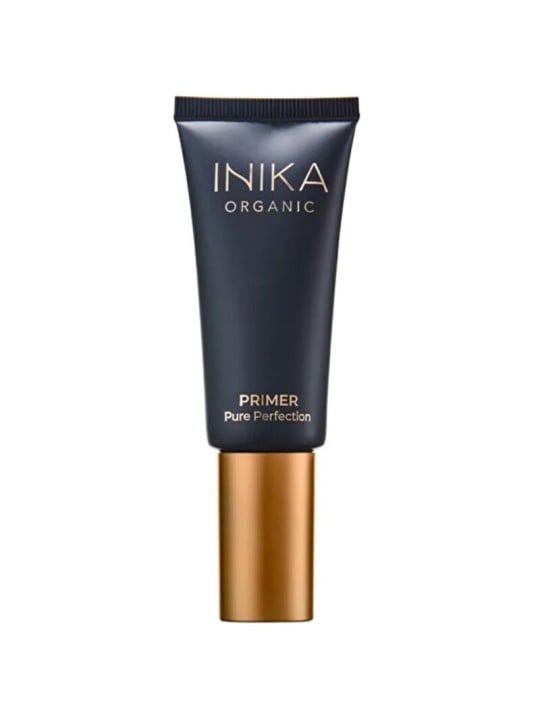 Inika Organic Pure Perfection Primer - Primer levigante per il trucco con acido ialuronico 30ml donna