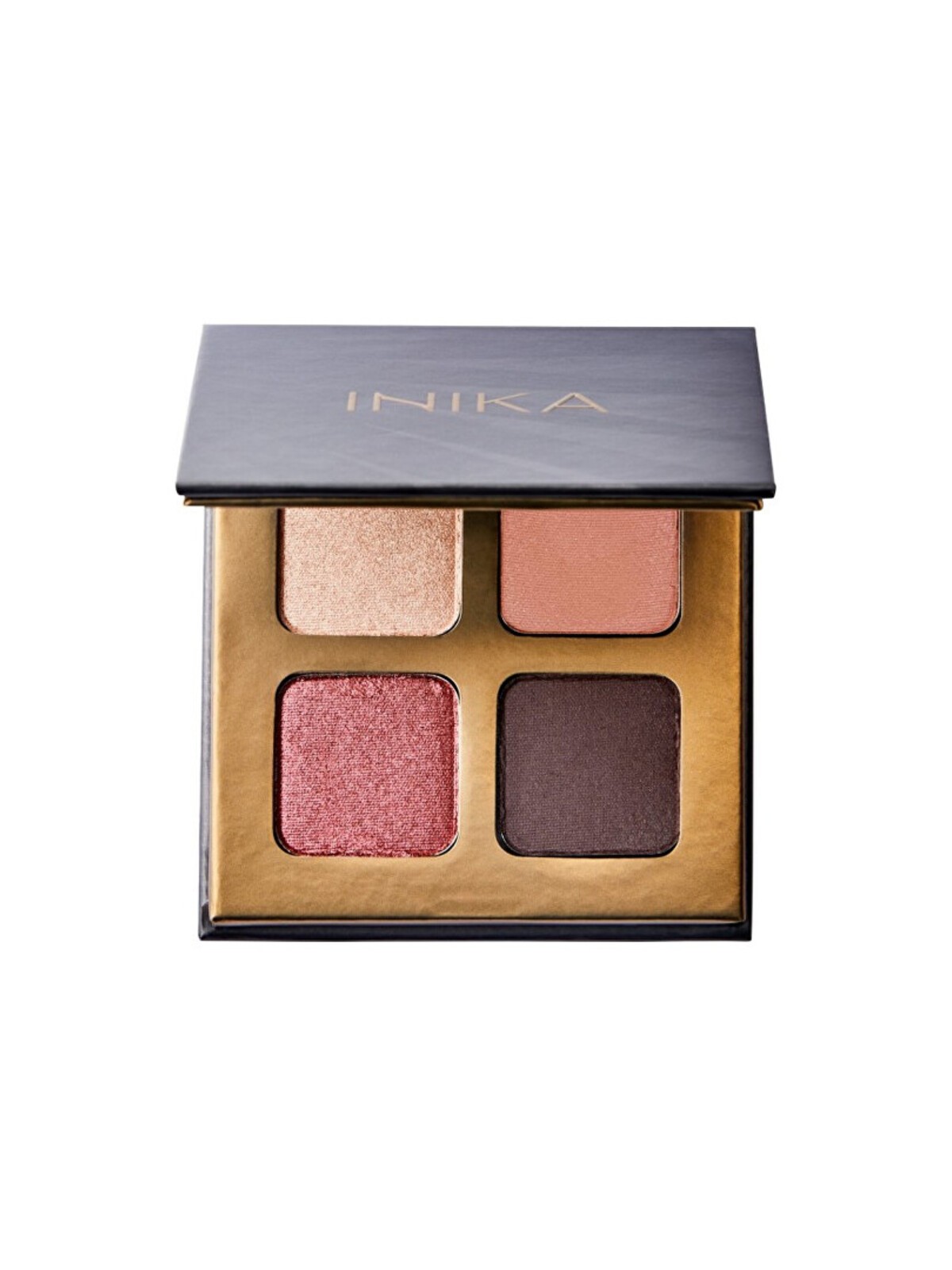 Inika Organic Eyeshadow Quad - Palette eyech stn? 8 g Donna Flowers