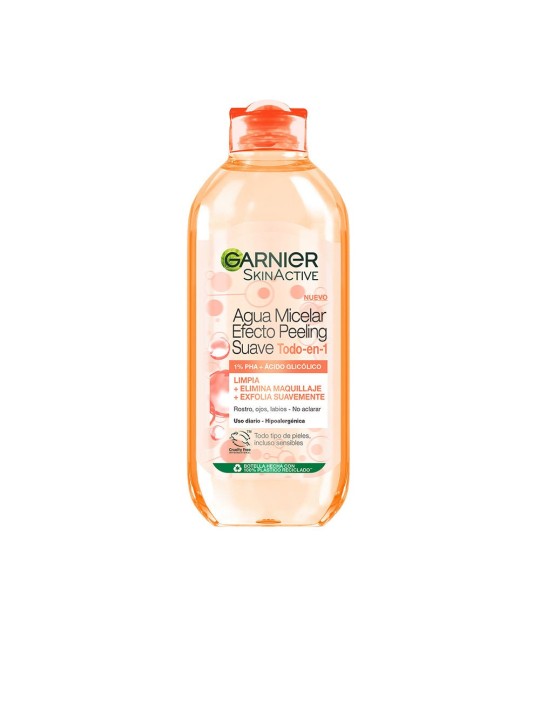 Garnier Acqua micellare SKINACTIVE, delicato effetto peeling, tutto in 1. 400ml donna