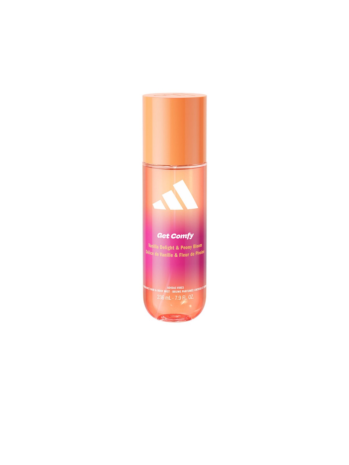Adidas Adidas Vibes Get Comfort, spray profumato per capelli e corpo, 236ml unisex