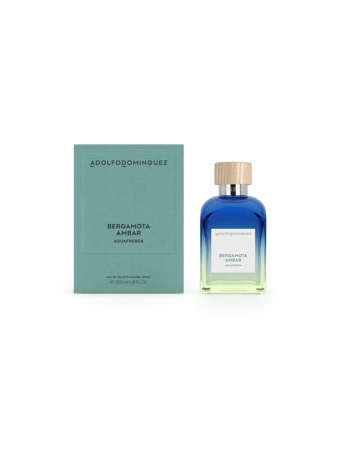 Adolfo Dominguez AGUA FRESCA BERGAMOTTO AMBRA eau de toilette spray 200ml uomo