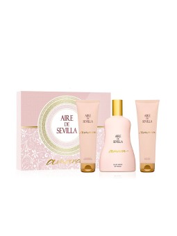 Aire Sevilla AIRE DE SEVILLA AMARA set 3 pezzi Eau de Toilette spray 100 ml + shower gel 100 ml + moisturizer 100 ml donna