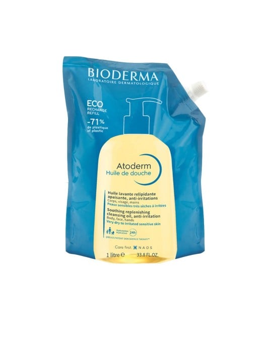 Bioderma ATODERM olio doccia per tutta la famiglia, ricarica da 1000ml unisex