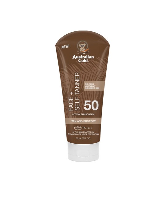Australian Gold AUTOABBRONZANTE VISO SPF50 88ml unisex Australian Gold www.essenzetotalstyle.com 